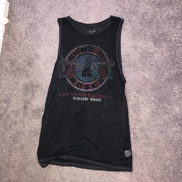 Dark grey Guns N’ Roses top - Picture 2 of 5